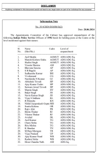 Indian police service