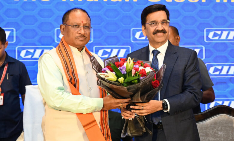 CM विष्णुदेव साय सीआईआई द्वारा आयोजित ग्रीन स्टील समिट 2024 में हुए शामिल
