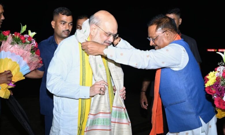 Breaking News Today : केंद्रीय गृह मंत्री अमित शाह छत्तीसगढ़ के तीन दिवसीय प्रवास पर राजधानी रायपुर पहुंचे