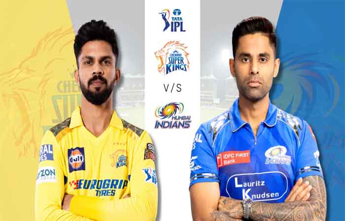 IPL 2025 में डबल हेडर का दूसरा मुकाबला CSK और MI के बीच, बारिश की 80% संभावना IPL 2025 CSK vs MI