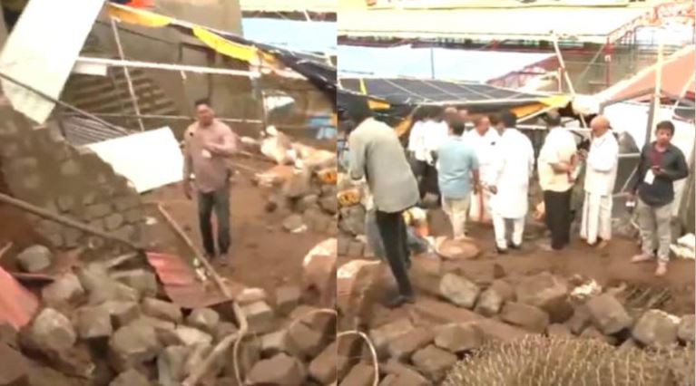 चंदनोत्सवम उत्सव के दौरान हादसा : अस्थायी ढांचे का 20 फुट लंबा हिस्सा ढहा, 7 की मौत