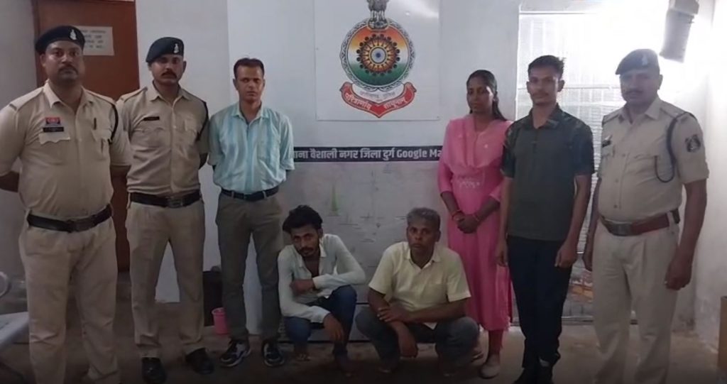 वैशाली नगर पुलिस की कार्रवाई : ठगी के 2 आरोपी गिरफ्तार, आरोपी बिहार के रहने वाले, किसान से की 54 लाख रु. की ठगी