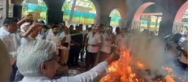 सांसद बृजमोहन अग्रवाल के पिता रामजीलाल अग्रवाल पंचतत्व में विलीन