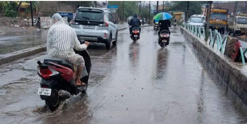 छत्तीसगढ़ में आज से आएगी वर्षा में कमी