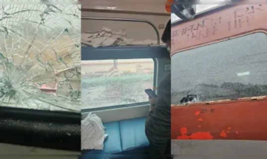 तपस्विनी एक्सप्रेस पर पत्थरबाजी, AC कोच के टूटे कांच; यात्रियों में दहशत