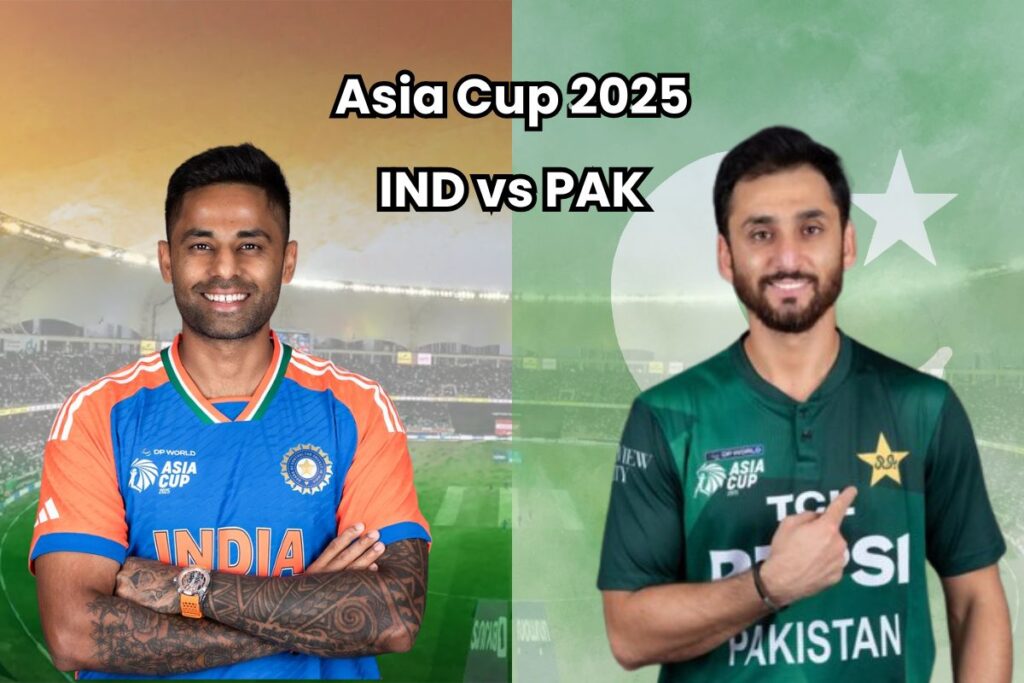 Asia Cup 2025: भारत-पाकिस्तान के बीच आज दुबई में हाई वोल्टेज मुकाबला, जानिए मैच से जुड़ी जरूरी अपडेट्स Asia Cup 2025: भारत-पाकिस्तान के बीच आज दुबई में हाई वोल्टेज मुकाबला