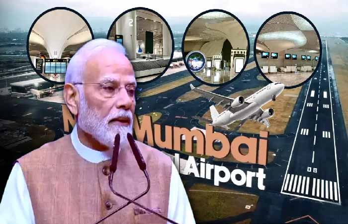 PM मोदी ने नवी मुंबई अंतरराष्ट्रीय हवाई अड्डे का किया उद्घाटन, जानें कब और किन शहरों के लिए शुरू होंगी उड़ानें PM मोदी ने नवी मुंबई अंतरराष्ट्रीय हवाई अड्डे का किया उद्घाटन