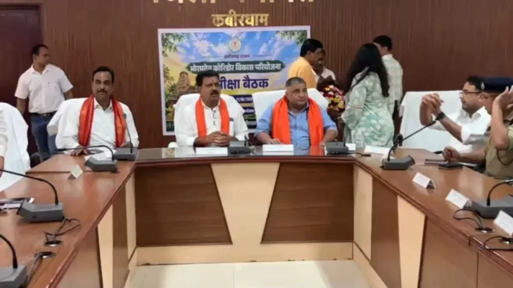 भोरमदेव कॉरिडोर के धीमे निर्माण पर उपमुख्यमंत्री विजय शर्मा और मंत्री राजेश अग्रवाल नाराज, ठेकेदारों को कड़ी कार्रवाई की चेतावनी